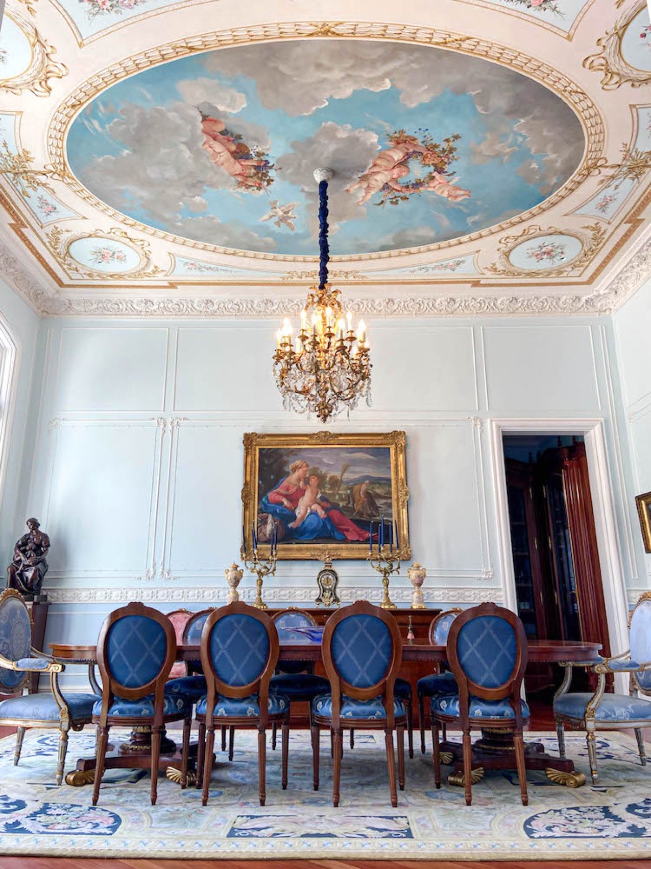 Charlotte Residence — mural & fresco by Kim Delaney, Delaney Fine Finishes