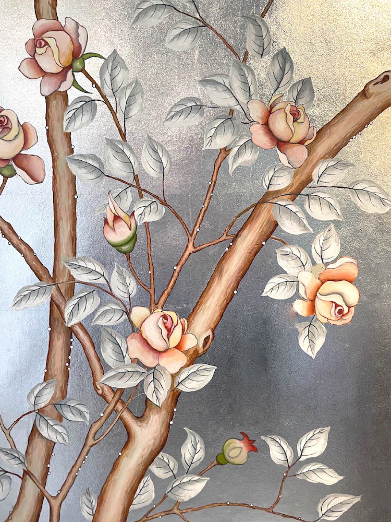 Chinoiserie — hand-painted by Kim Delaney, Delaney Fine Finishes