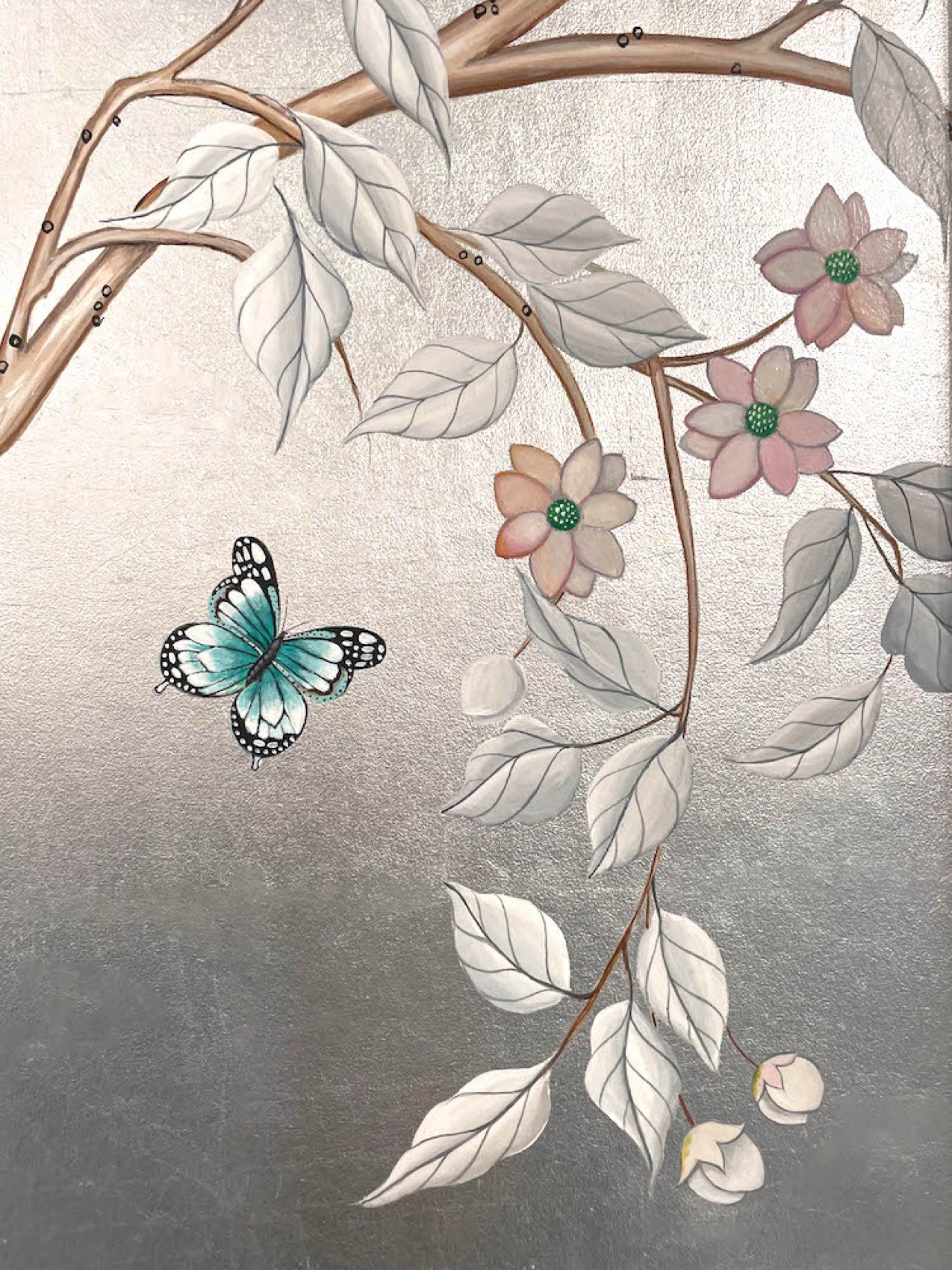 Chinoiserie — hand-painted by Kim Delaney, Delaney Fine Finishes