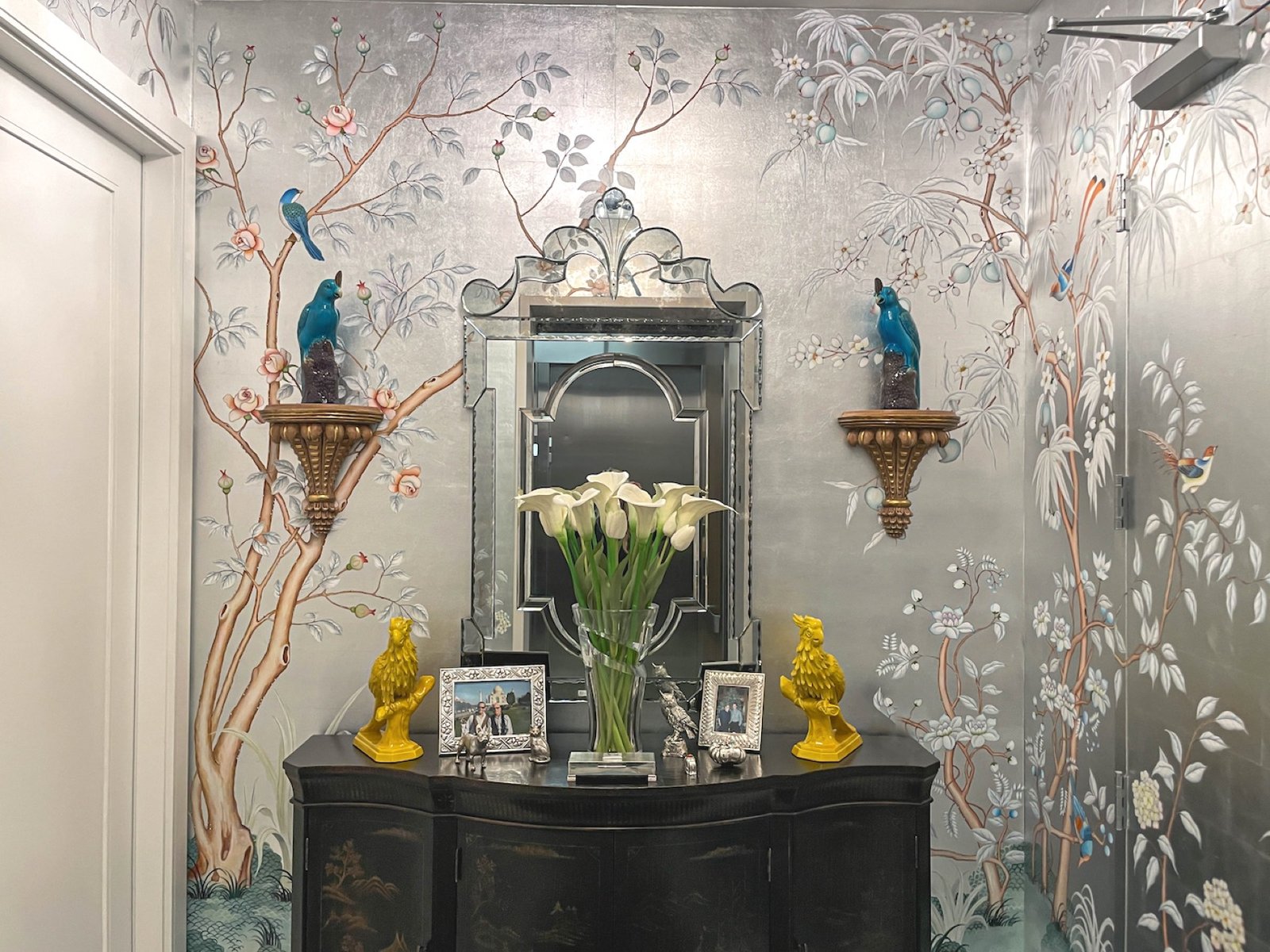 Chinoiserie — hand-painted by Kim Delaney, Delaney Fine Finishes