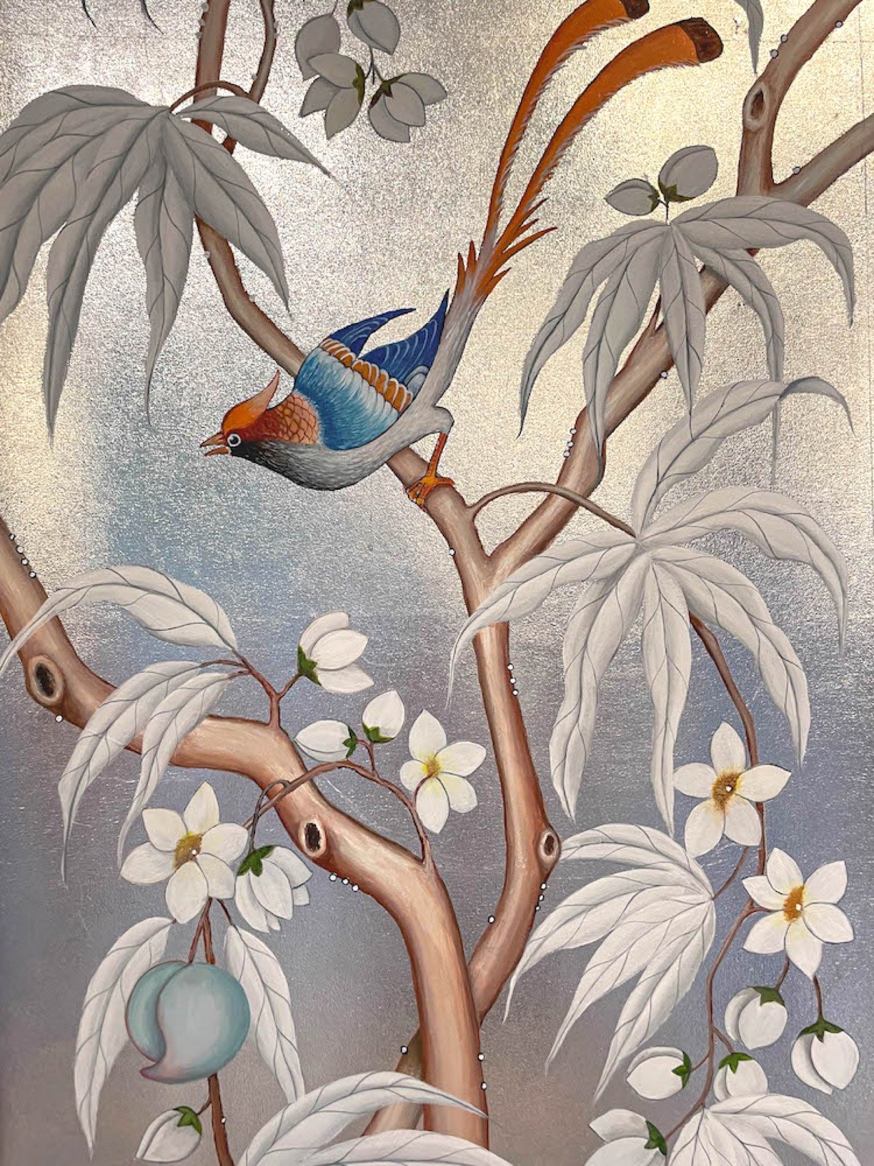Chinoiserie — hand-painted by Kim Delaney, Delaney Fine Finishes