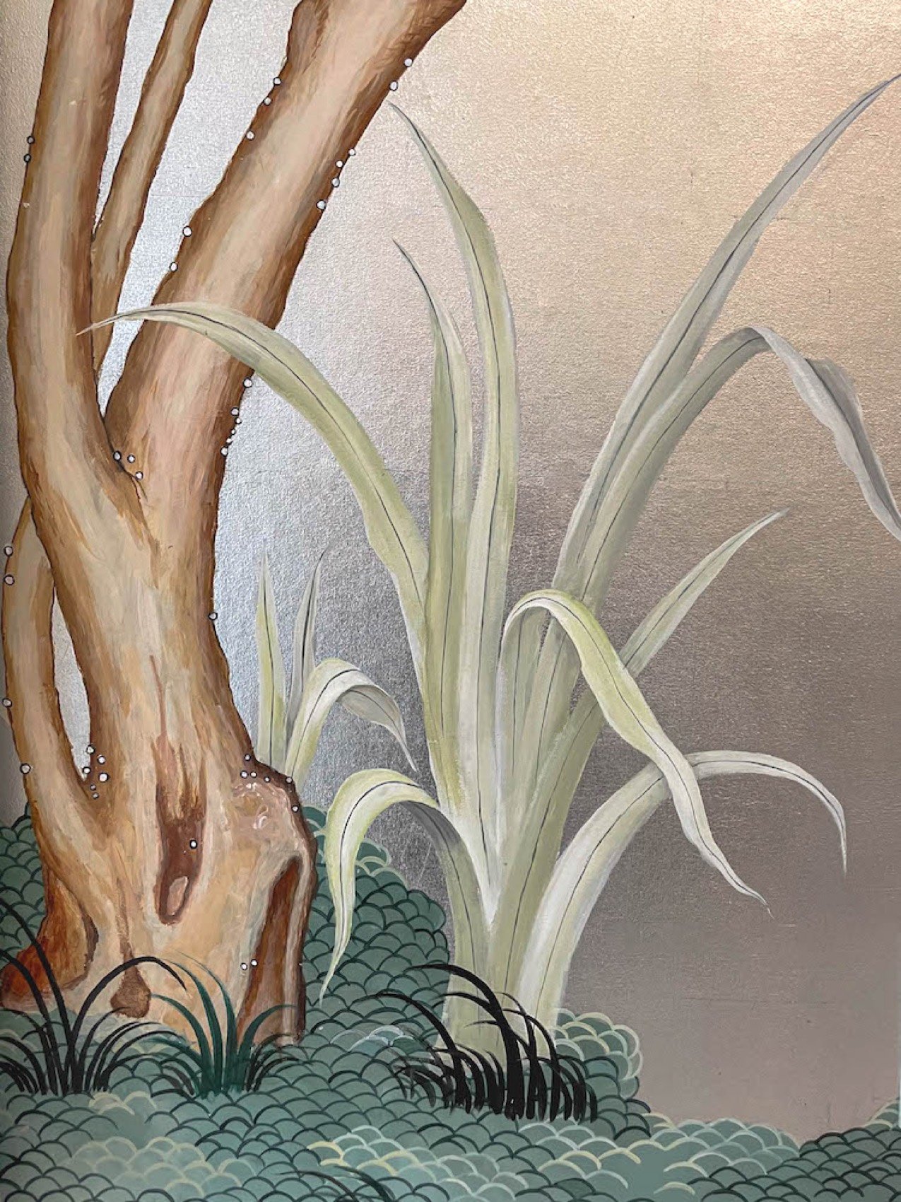 Chinoiserie — hand-painted by Kim Delaney, Delaney Fine Finishes