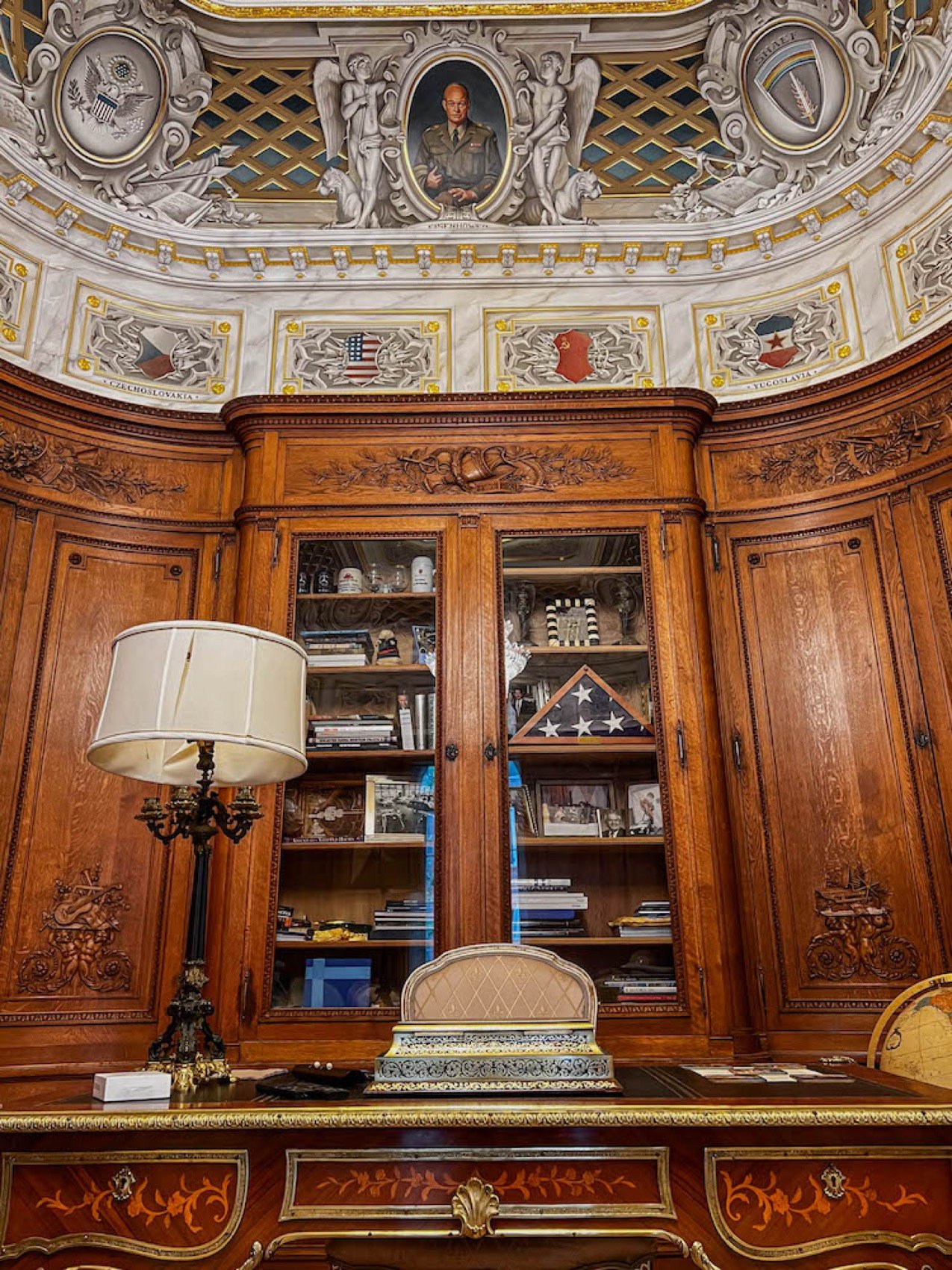 Eisenhower Room — decorative finish by Kim Delaney, Delaney Fine Finishes