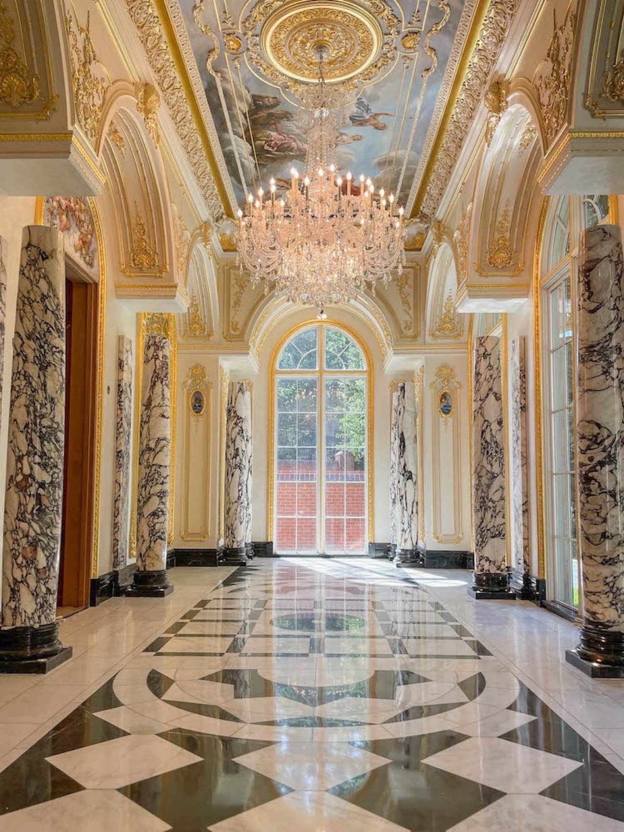 Gallery of Hercules — gilded mural by Kim Delaney, Delaney Fine Finishes