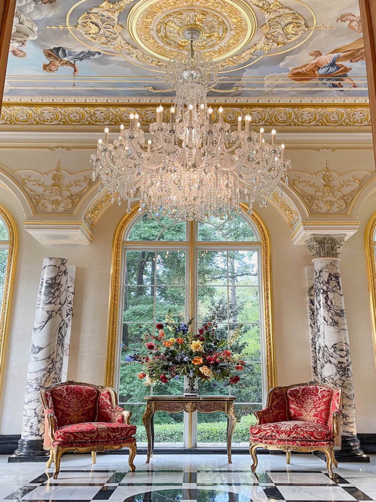 Gallery of Hercules — gilded mural by Kim Delaney, Delaney Fine Finishes