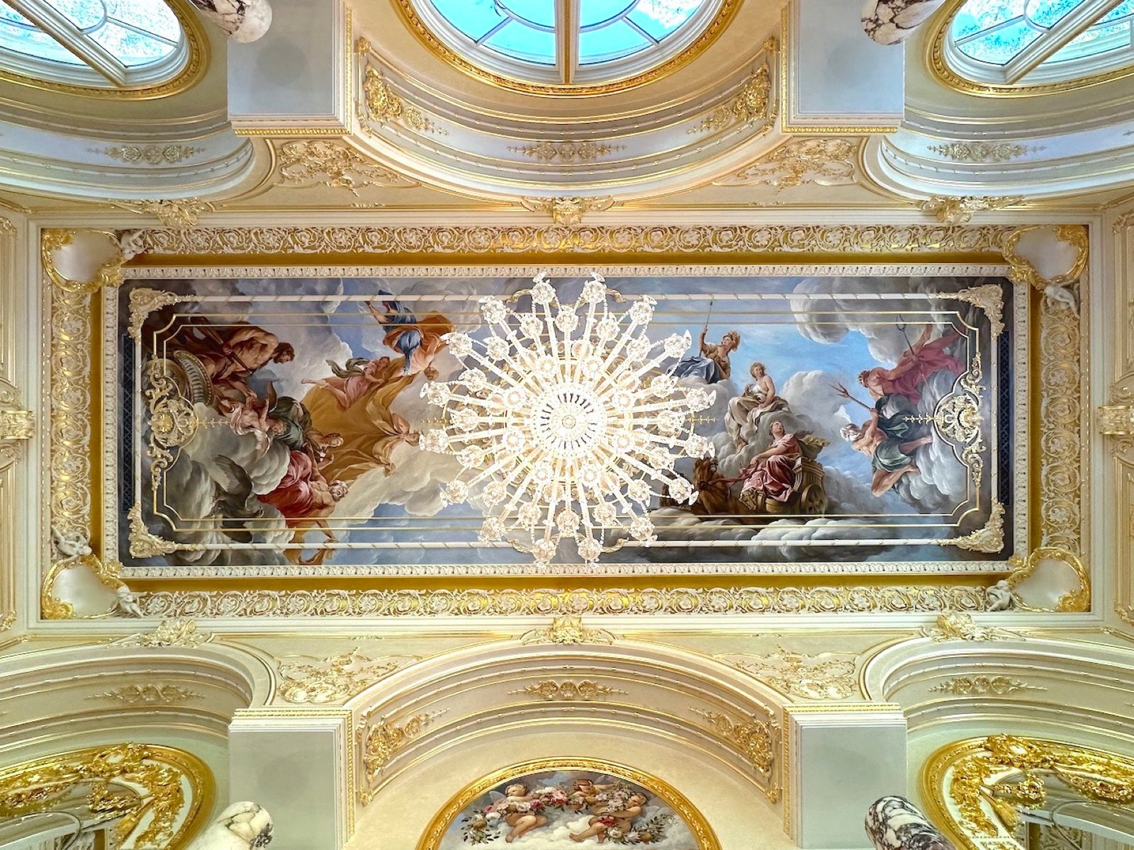 Gallery of Hercules — gilded mural by Kim Delaney, Delaney Fine Finishes