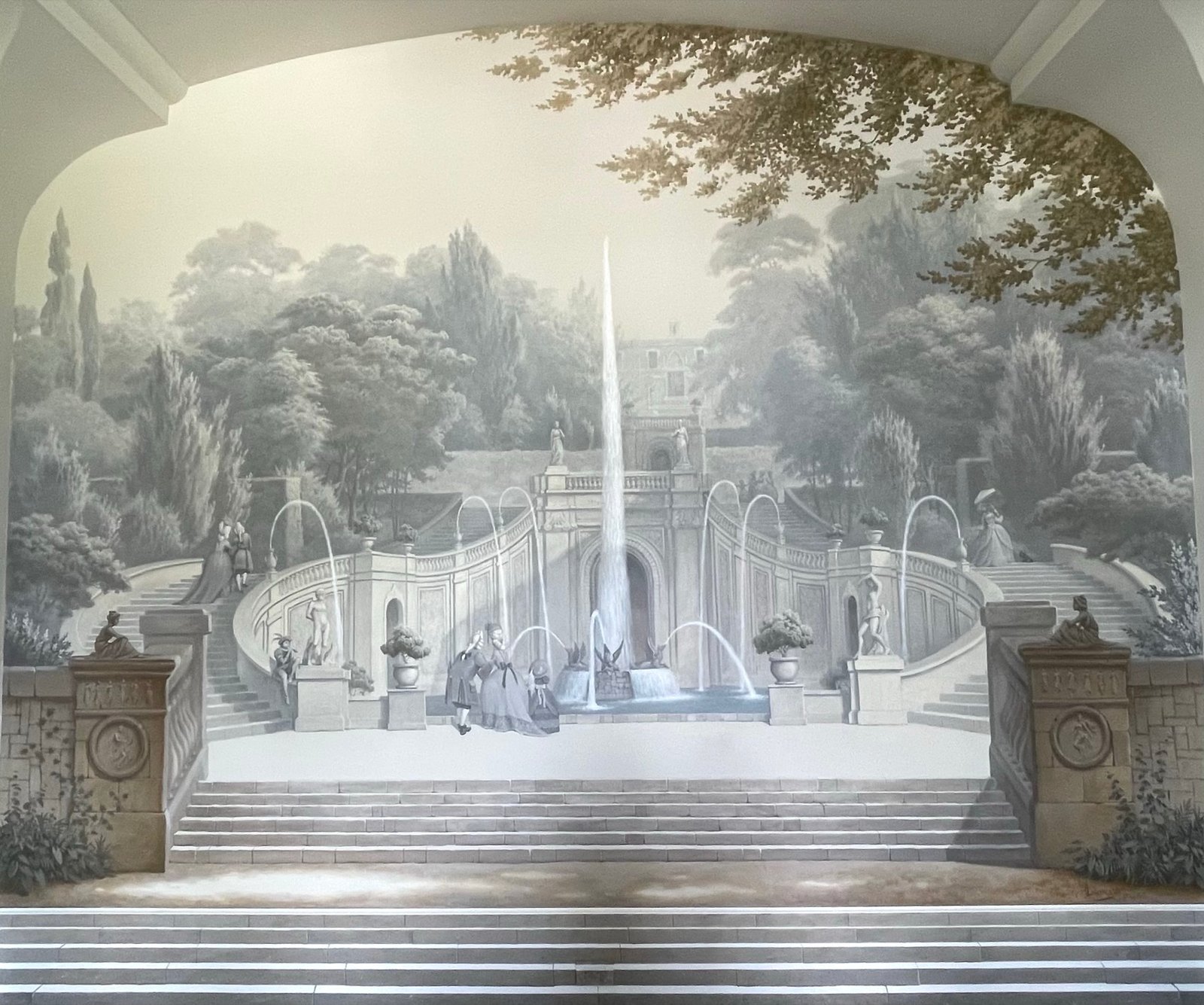 Grisaille Dining Room — grisaille by Kim Delaney, Delaney Fine Finishes