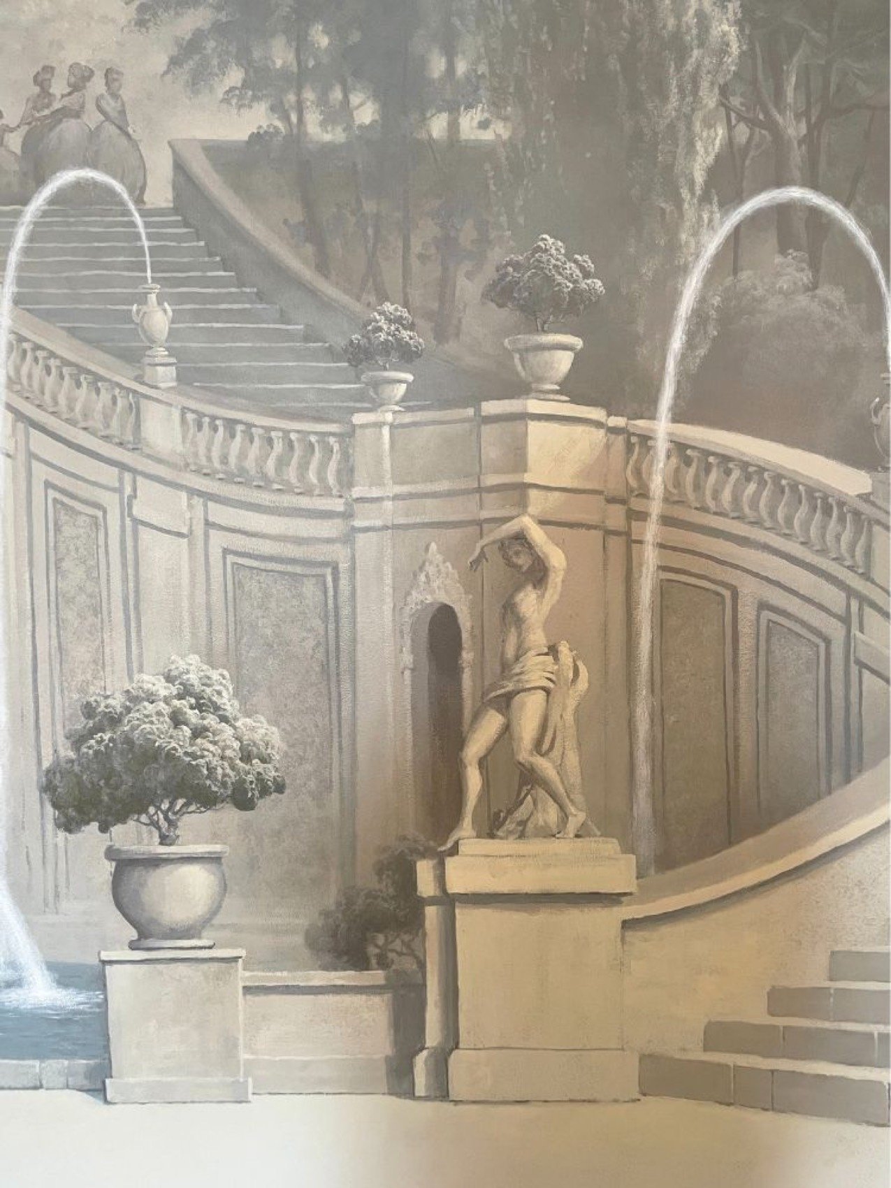 Grisaille Dining Room — grisaille by Kim Delaney, Delaney Fine Finishes