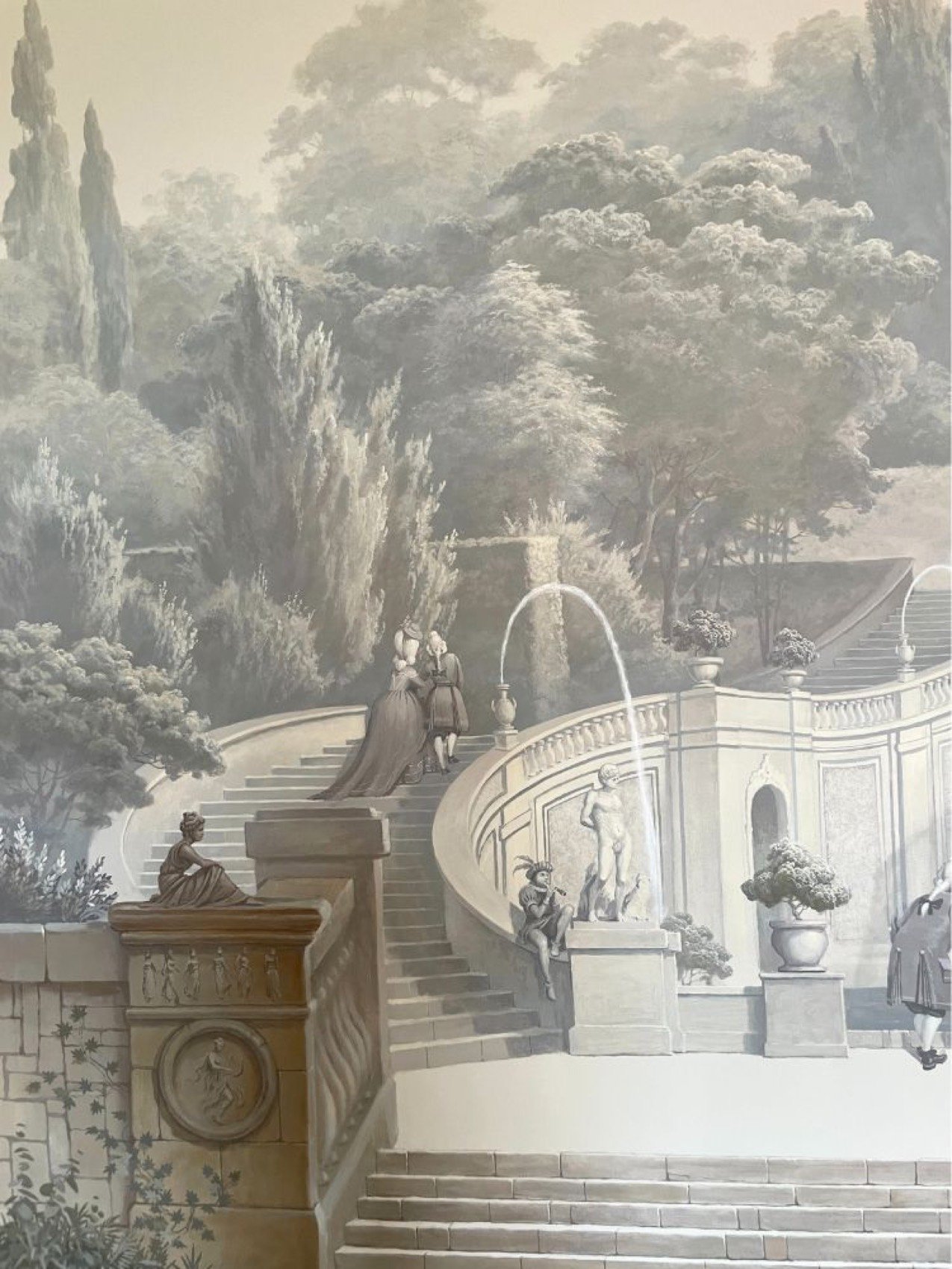 Grisaille Dining Room — grisaille by Kim Delaney, Delaney Fine Finishes