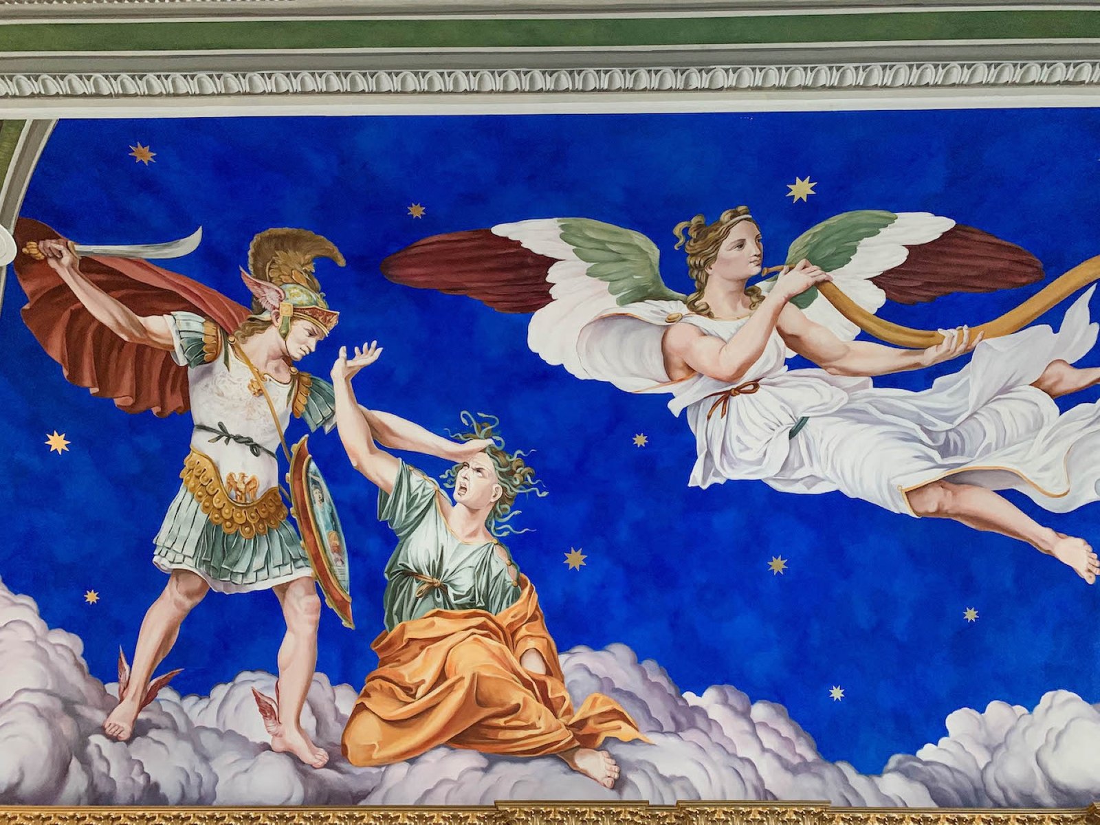Schönbrunn Palace — mural & fresco by Kim Delaney, Delaney Fine Finishes
