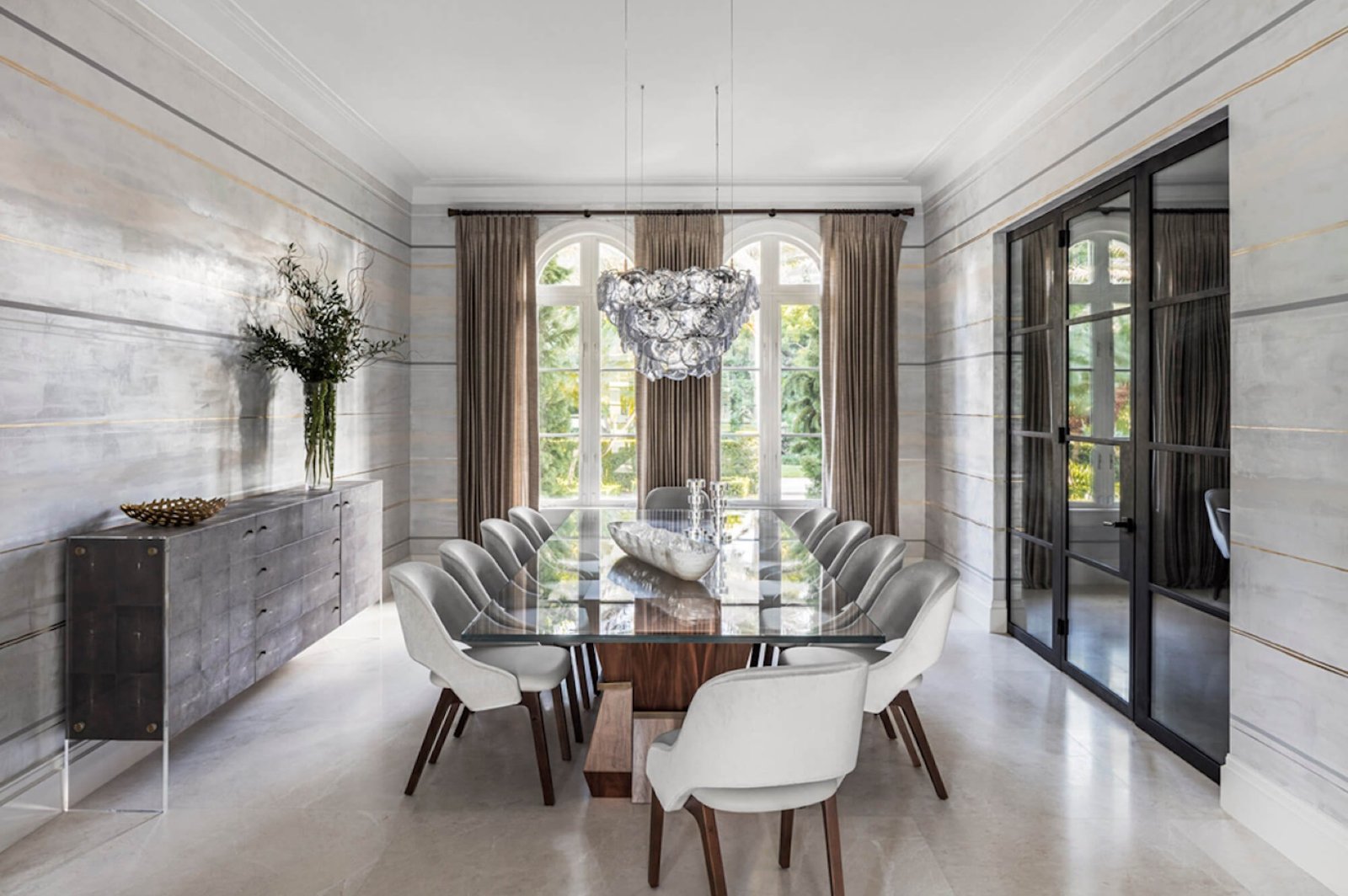 Polished Venetian plaster finish by Kim Delaney, Delaney Fine Finishes