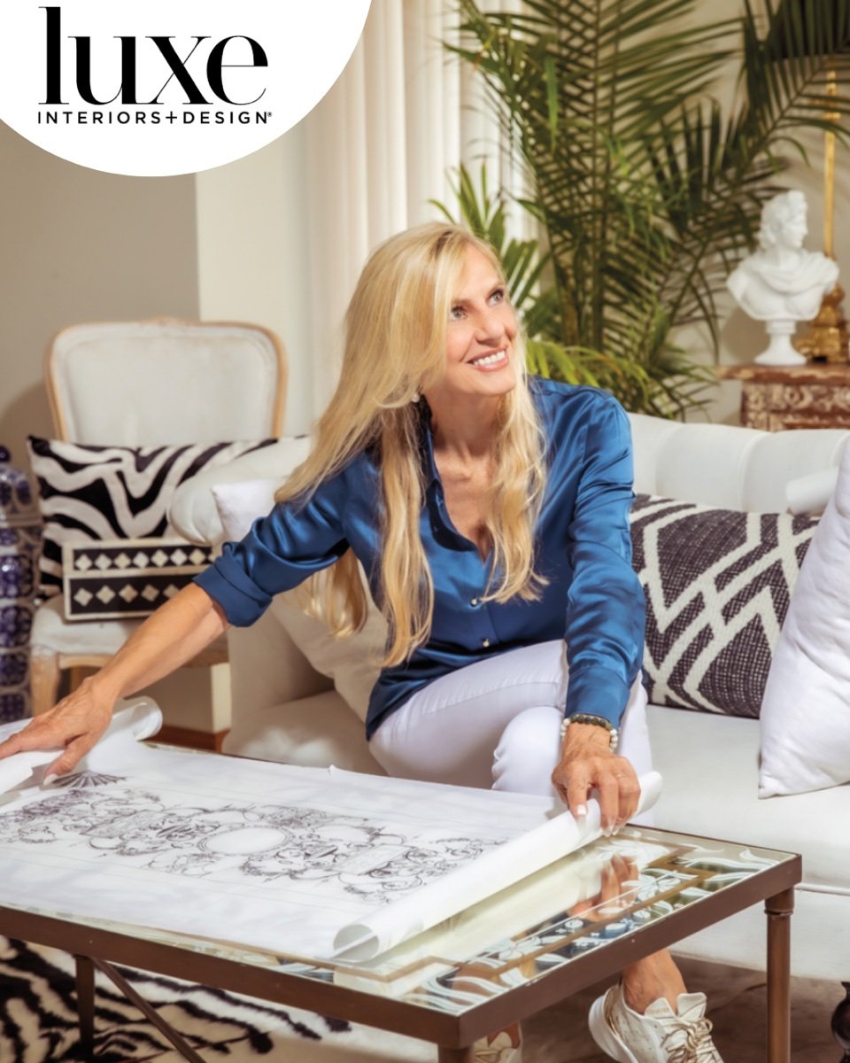 LUXE Interior + Design feature on Kim Delaney